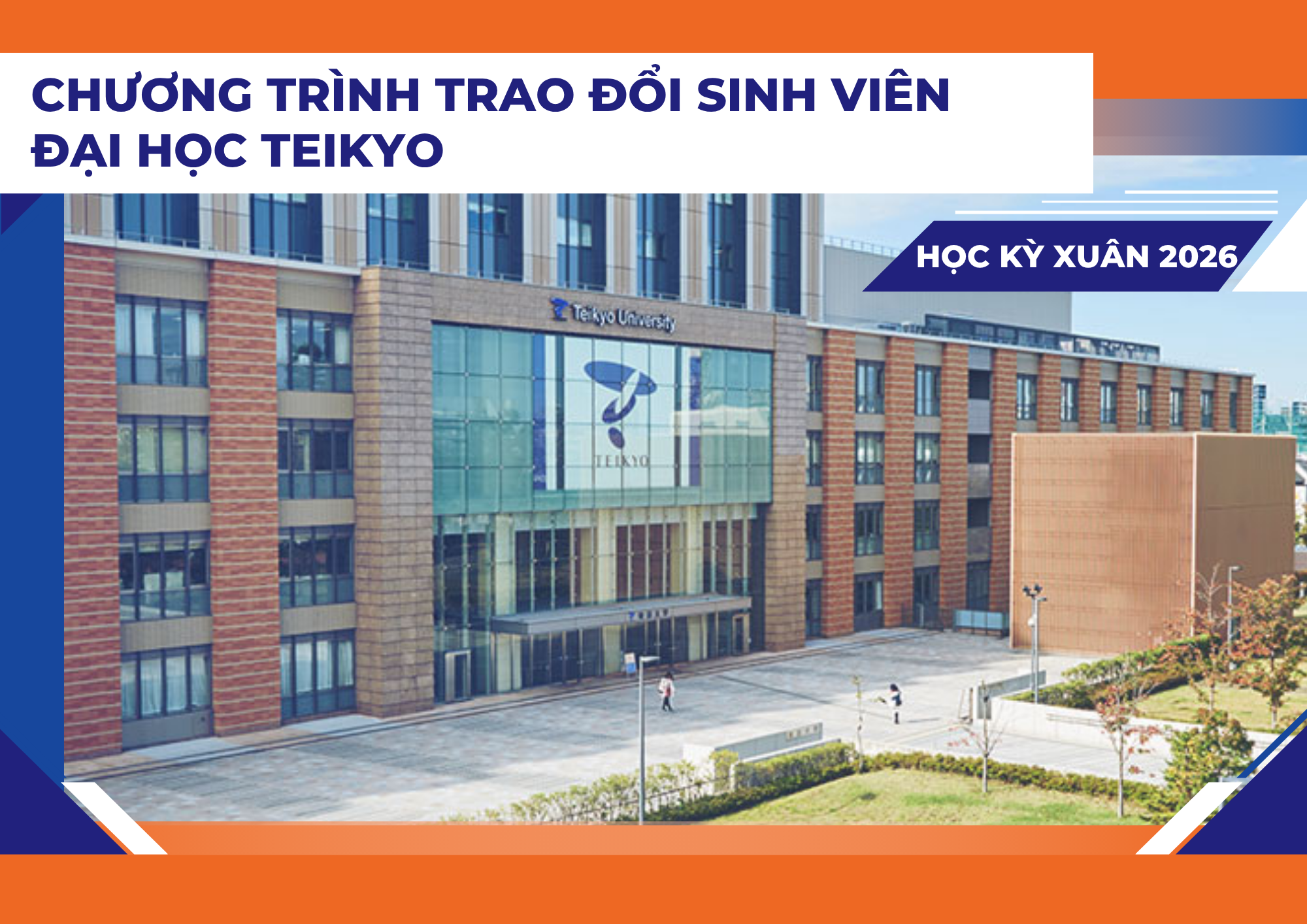 Trao đổi SV tại ĐH Teikyo, HK Xuân năm 2026