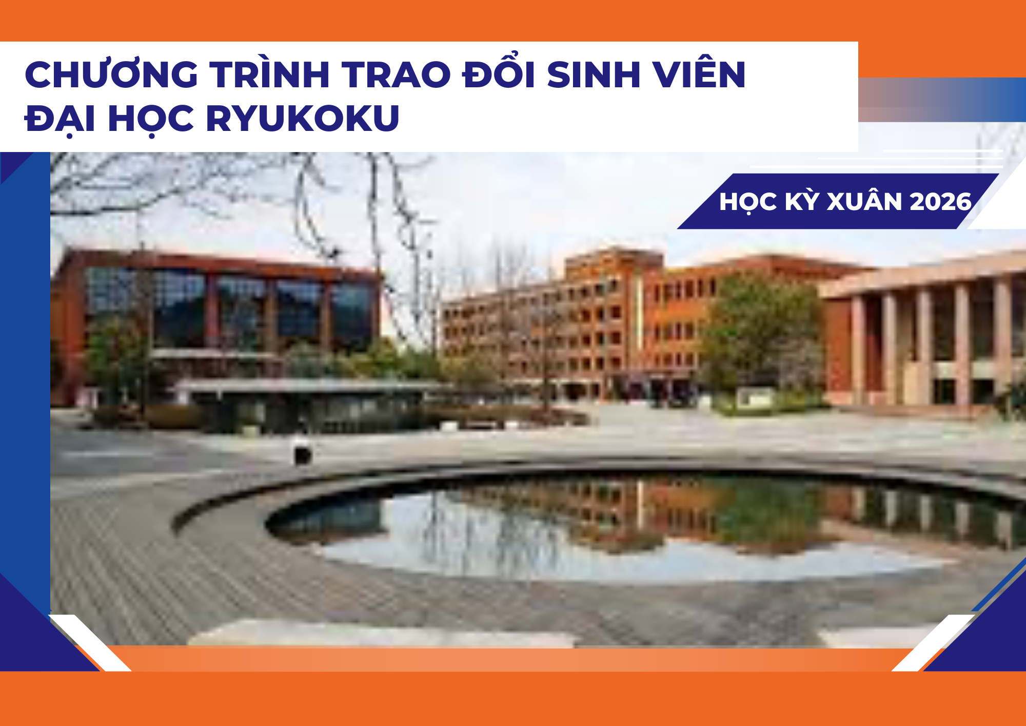 Trao đổi SV tại Đại Học Ryukoku, HK Xuân năm 2026
